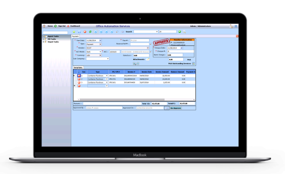 Climax NVOCC web portal